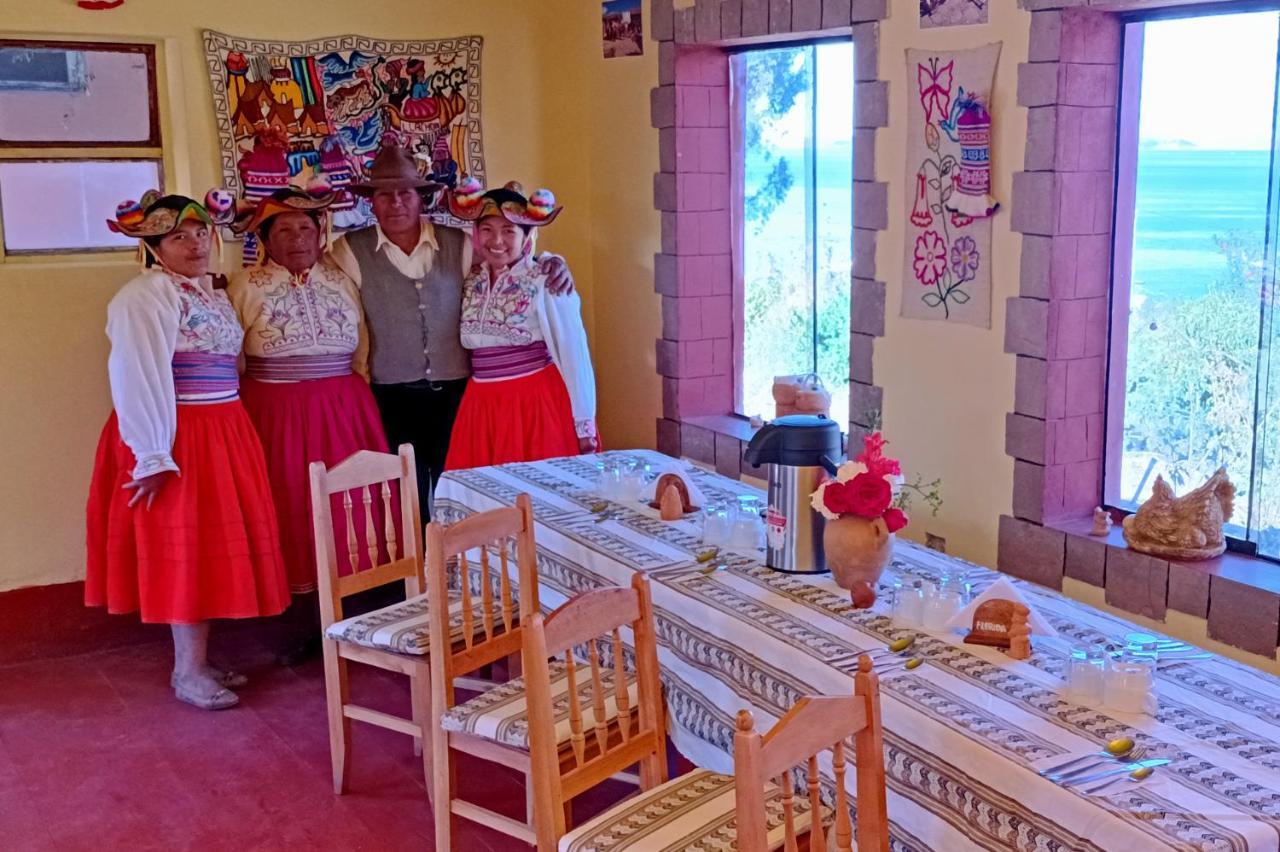 Hospedaje Rural La Florida En Llachon, Titicaca Puno Exteriör bild